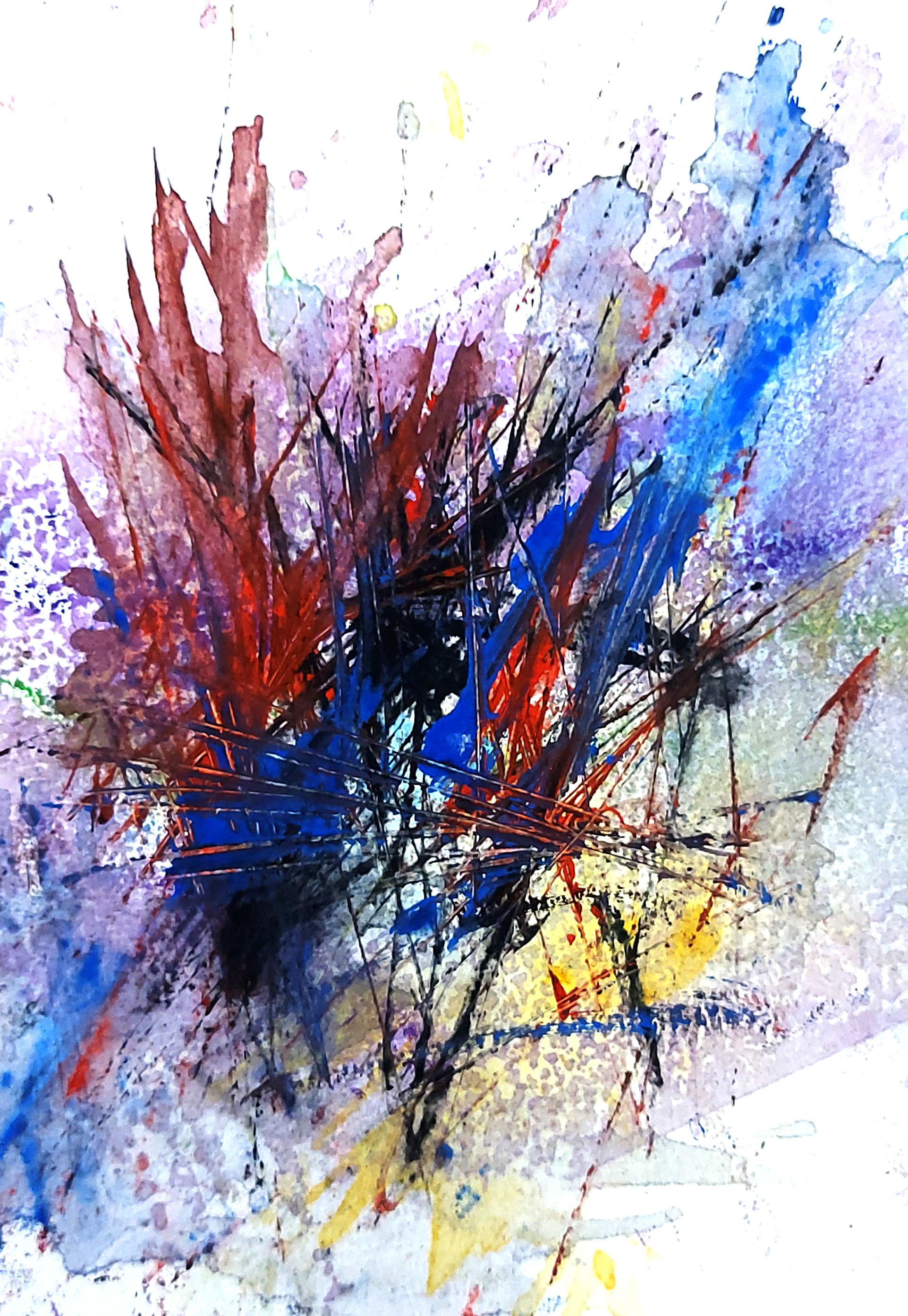 Watercolor abstract A5 Watercolor abstract A5