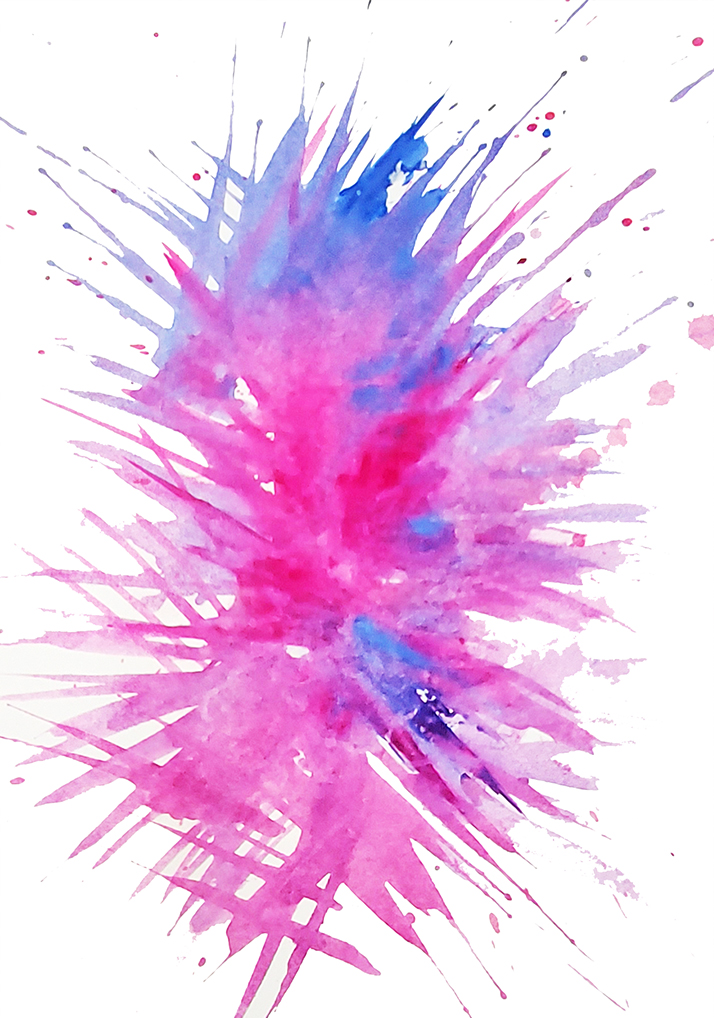 Watercolor abstract A5 Watercolor abstract A5